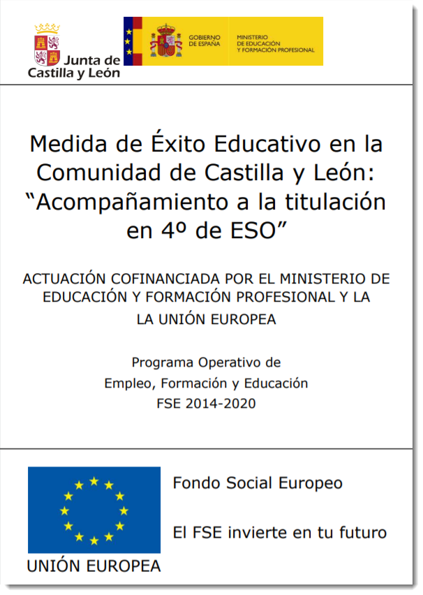 Medida de xito Educativo en la Comunidad de Castilla y Len#DP# Acompaamiento a la titulacin en 4 de ESO
